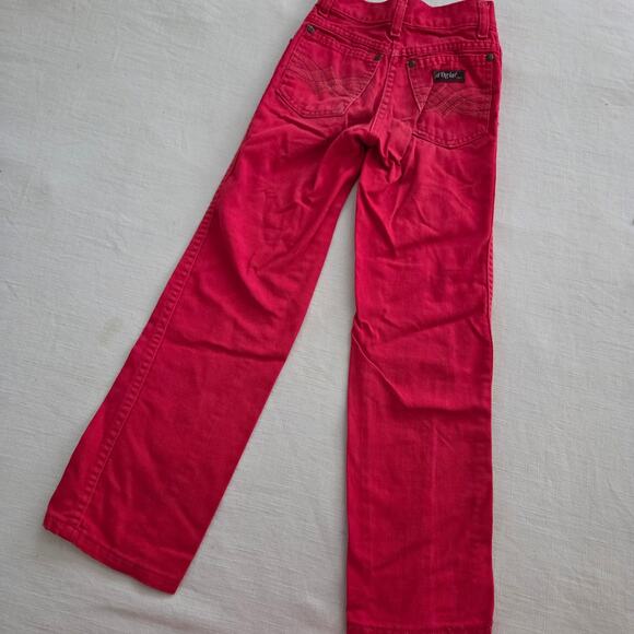 Vintage D'Ogie Red Jeans kids 7/8 - Picture 3 of 6